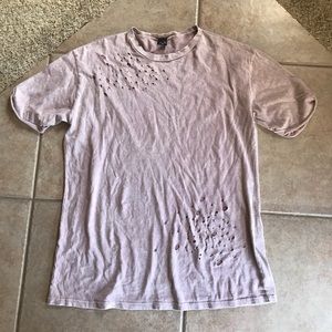 Destroyed Pink Vintage Tee